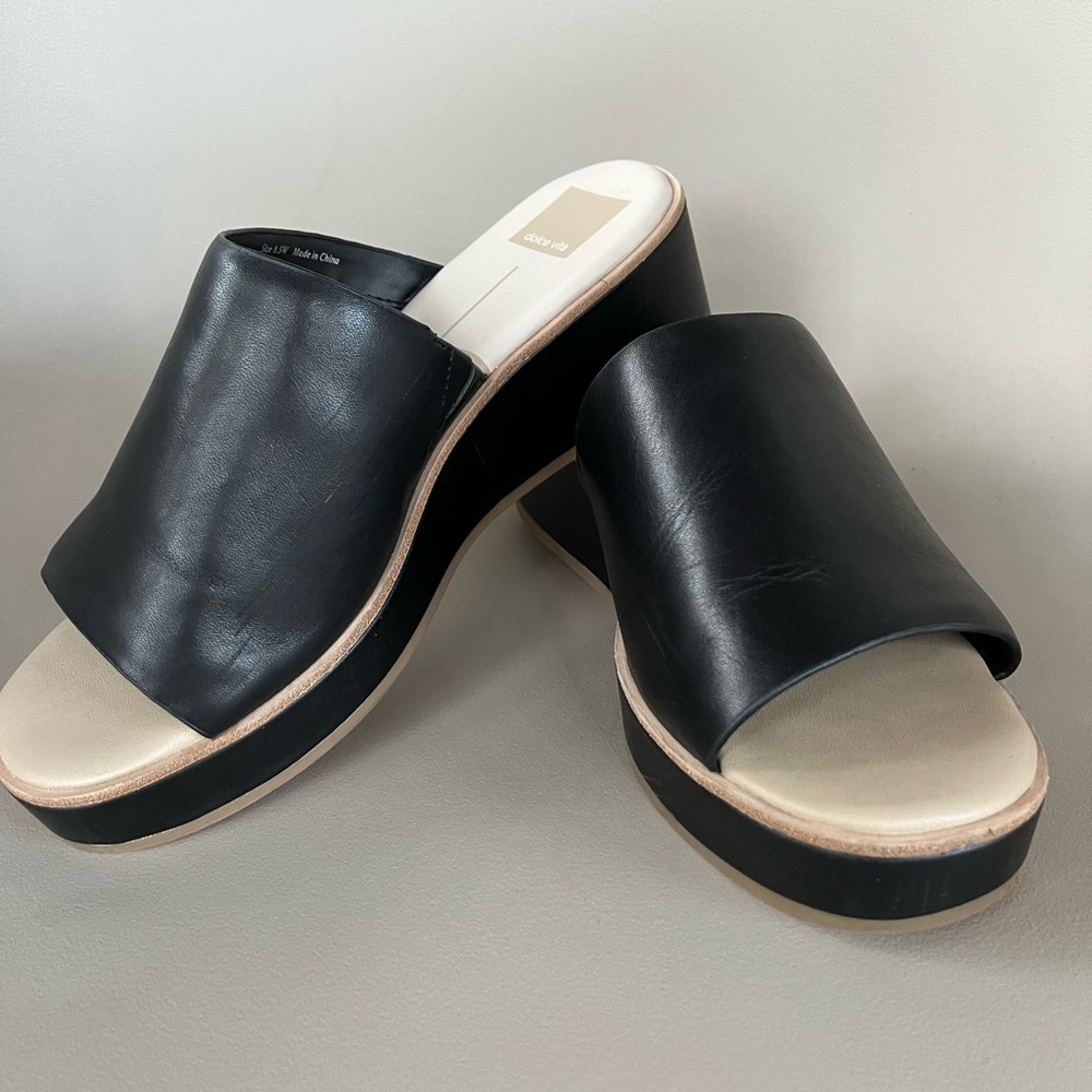 Dolce Vita platform slide on sandals